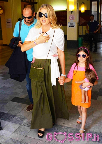 Francesca Senette torna a casa con Tommaso