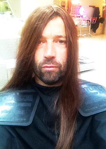 Fabio Volo, capello lungo