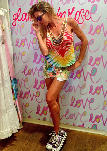 Look coloratissimo per Guenda Canessa