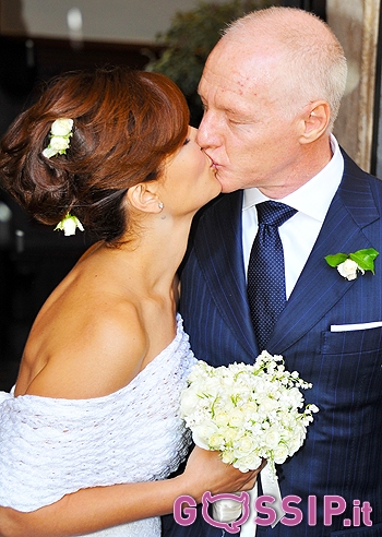 Tosca D’Aquino a nozze con Martino