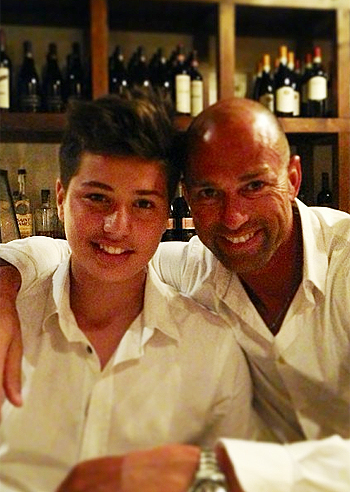 Stefano Bettarini, i figli crescono