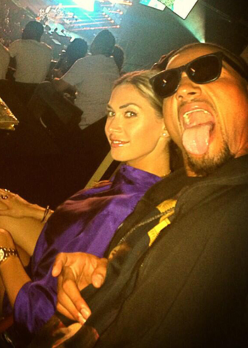 Melissa Satta, a LA con Boateng Melissa Satta, a LA con Boateng