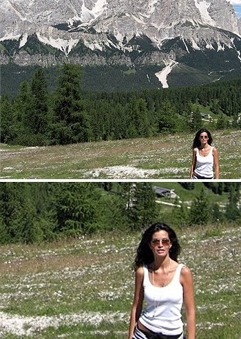 Laura Torrisi sceglie la montagna Laura Torrisi sceglie la montagna