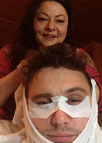 James Franco, maschera di bellezza