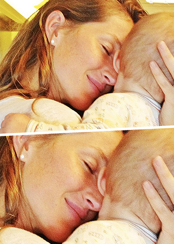 Gisele tenera mamma su Instagram