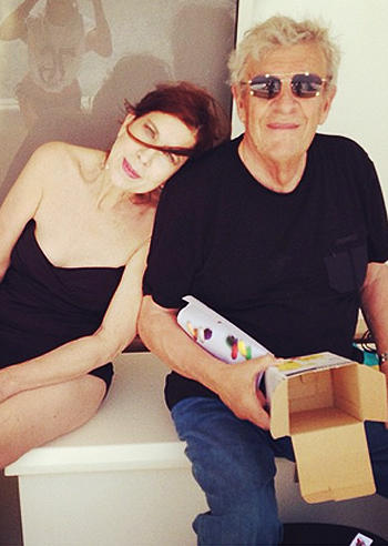 Relax in barca per i signori Canalis