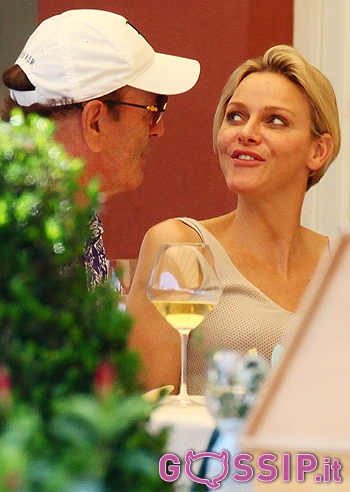 Charlene a Portofino senza Alberto