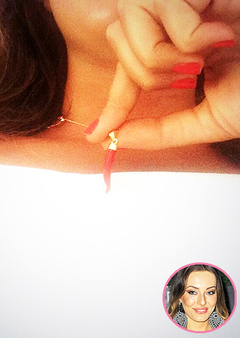 Alessia Tedeschi, cornetto portafortuna