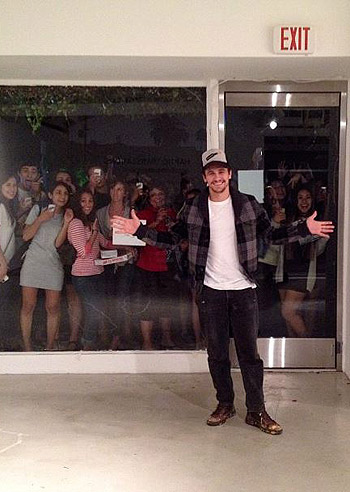 James Franco, assedio di fan