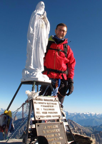 Fabio Fazio, alpinista provetto