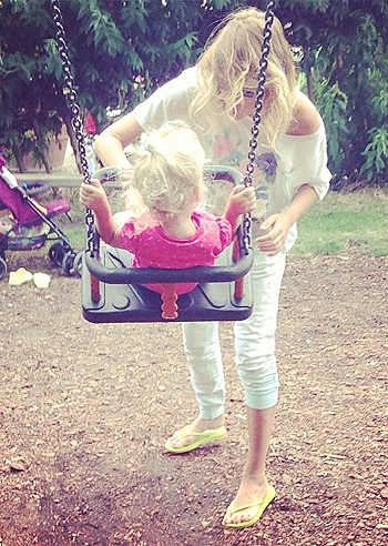 Alessia e Francesco con Mia a Londra Alessia e Francesco con Mia a Londra