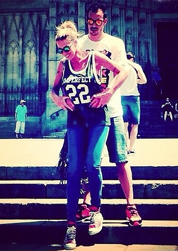 Guenda e Luca in love a Barcellona