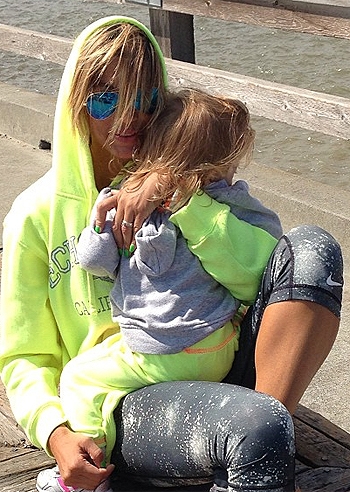 Maddalena Corvaglia a San Francisco con la figlia