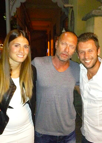 Antonio Cassano e Carolina, una sera con Biagio