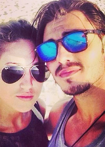 Cecilia Rodriguez con Francesco Monte felice Cecilia Rodriguez con Francesco Monte felice