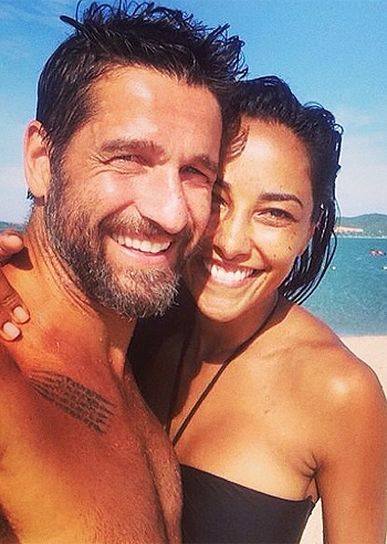 Juliana Moreira, con Stoppa in Thailandia