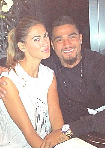 Melissa Satta in Germania da Boateng Melissa Satta in Germania da Boateng