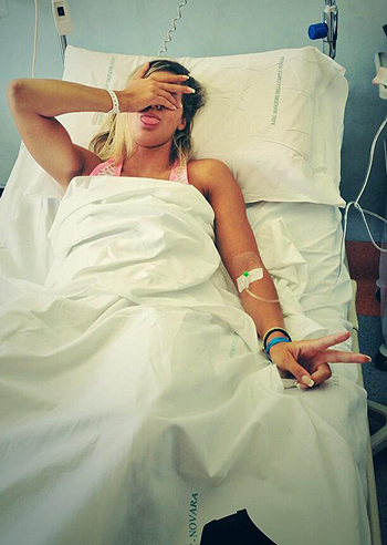 Giulia Calcaterra, addio denti del giudizio