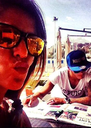 Vanessa Ravizza, al mare insieme al suo 'love'