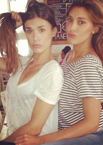 Belen, prima le fedi poi pranzo con Eli Canalis