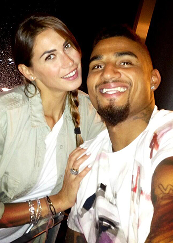 Melissa Satta, dolce cena con Boateng