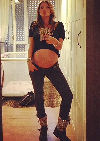 Guenda Tavassi, pancione agli sgoccioli