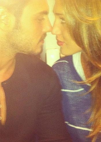 Cecilia Rodriguez, social con Monte