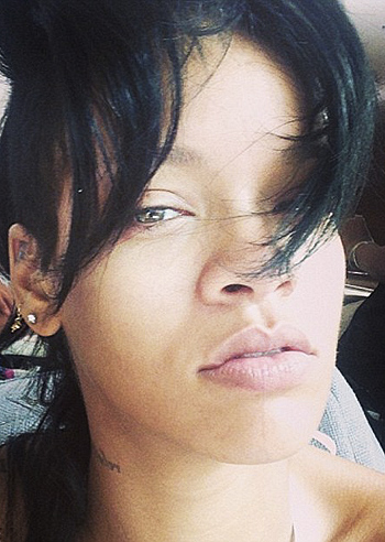Rihanna senza make up su Instagram