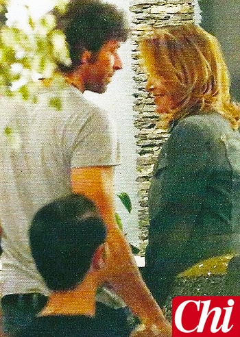 Barbara D'Urso 'Felice' con Massa