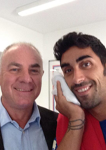 Filippo Magnini, dente tolto!