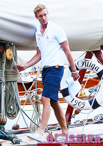 Pierre Casiraghi, tuffo spericolato