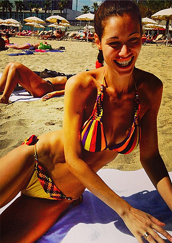 Marica Pellegrinelli, a Barcellona si sta una favola