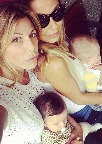 Gaia e Sabrina, 'scambio' di figli