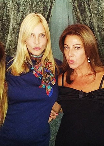 Stefania Orlando festeggia mamma e papà