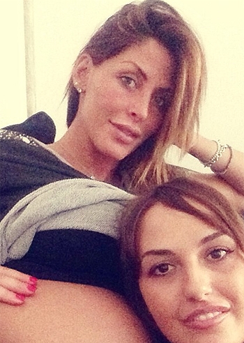 Guendalina Tavassi, pancione social