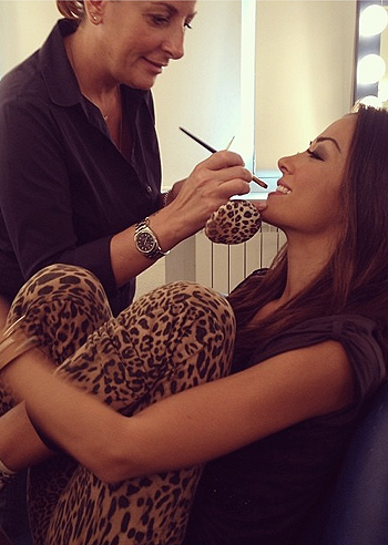 Giorgia Palmas, una giornata animalier