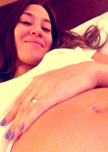 Daniel Pablo Osvaldo, Jimenia Baron è incinta