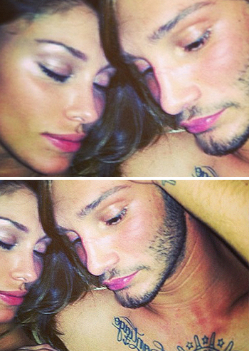 Belen e Stefano, notte di passione