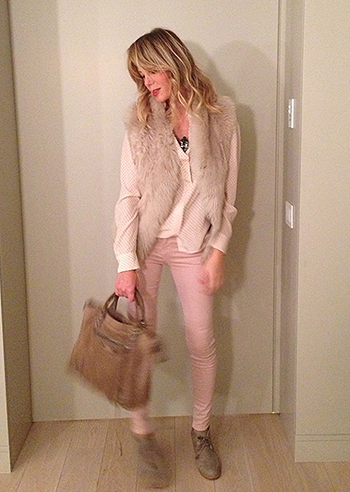 Alessia Marcuzzi, la pelliccia non è vera