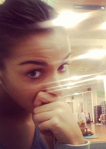 Alessia Reato, primo giorno in palestra