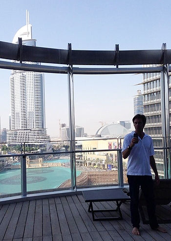 Emanuele Filiberto, con Clotilde a Dubai