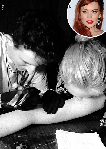Nuovo tattoo per Lindsay Lohan