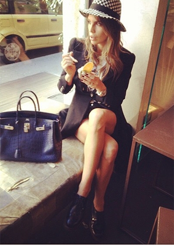 Claudia Galanti, voglia di gelato