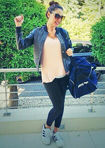 Anna Tatangelo mamma sprint