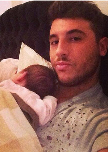 Umberto D'Aponte tenero papà Umberto D'Aponte tenero papà