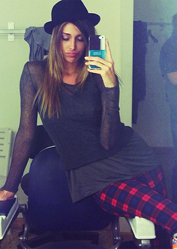 Belen, stress da fine giornata