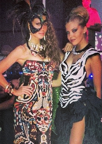 Claudia Galanti, afro per Hallowood 2013