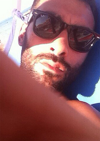 Francesco Arca, tintarella d'ottobre