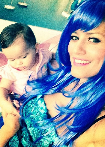 Lola Ponce, fatina con Erin