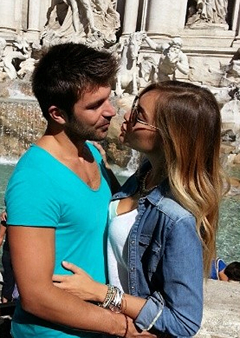 Maria Perrusi, coccole con Giacomo